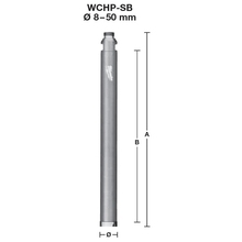 Milwaukee WCHP-TK 24 - Diamantová jádrová korunka 24x300 mm (1/2" Gas)
